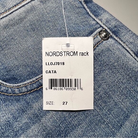 SLVRLAKE Lou Lou Mid Rise Slim Jeans in Catalina Wash - Picture 5 of 10